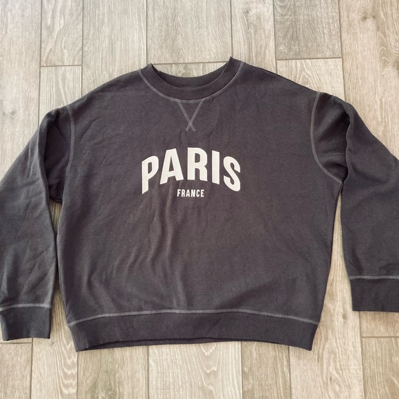 H&M Dark Gray Paris Sweatshirt - Picture 1 of 3